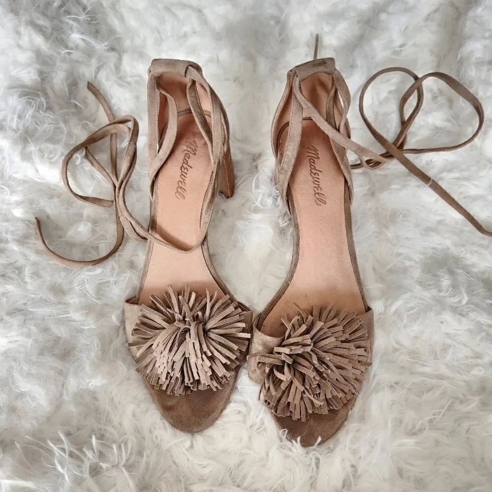 Madewell the Lainey shoe tan suede